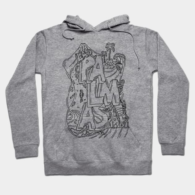 Las Palmas Doodle Hoodie by JDP Designs